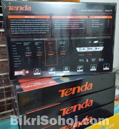 Tenda F6 Wireless N300 High Speed Router